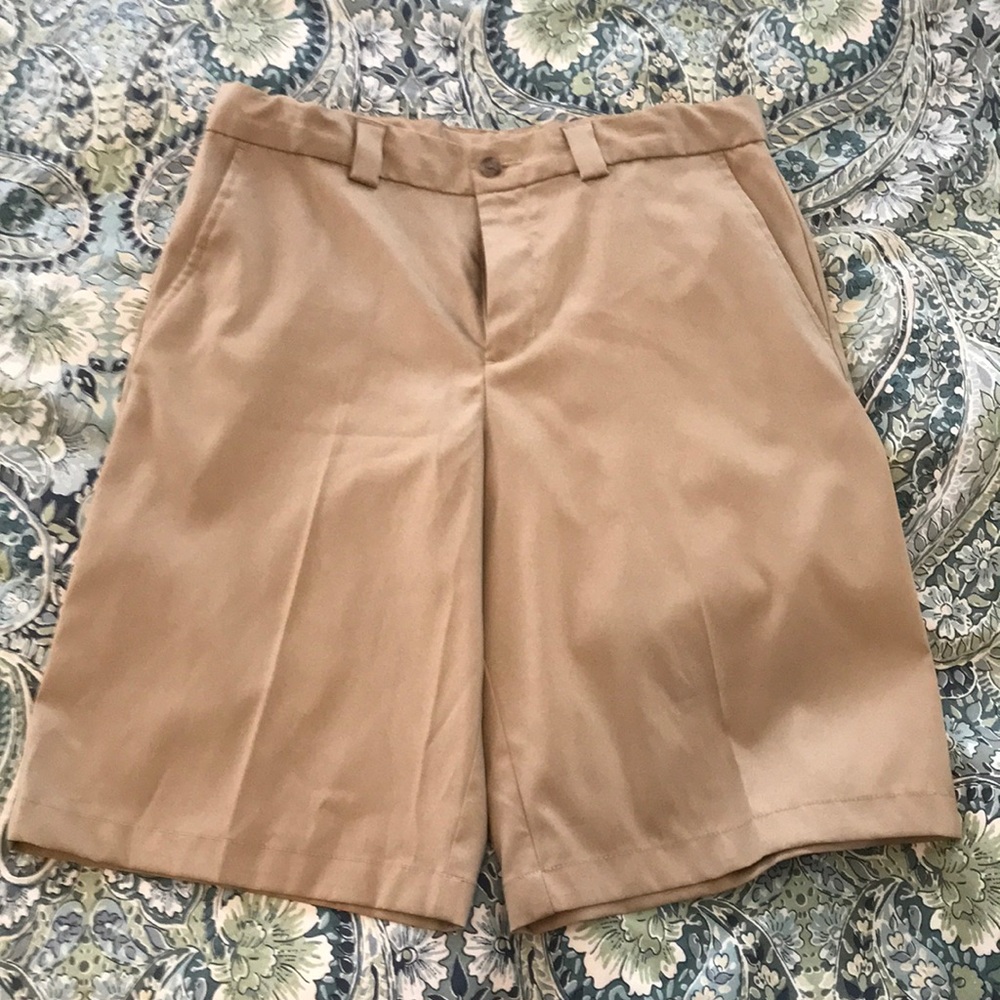 Slazenger Khaki Tan Golf shorts boys XL